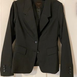 Two-piece charcoal suit set